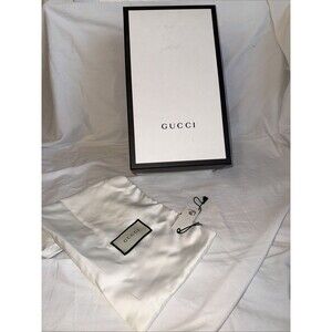 Gucci White/Black Shoe Boot Authentic Box EMPTY Gift Box 14 1/4”x 8” x 5”